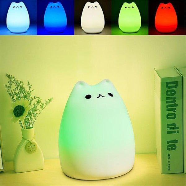 Kitty LED Night Light USB Rechargeable 🐱 - product-image-140266309