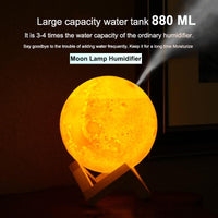 Humidifier Ultrasonic Moon Lamp 🌕 - product-image-852671705